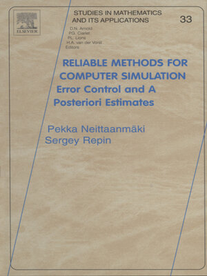cover image of Reliable Methods for Computer Simulation